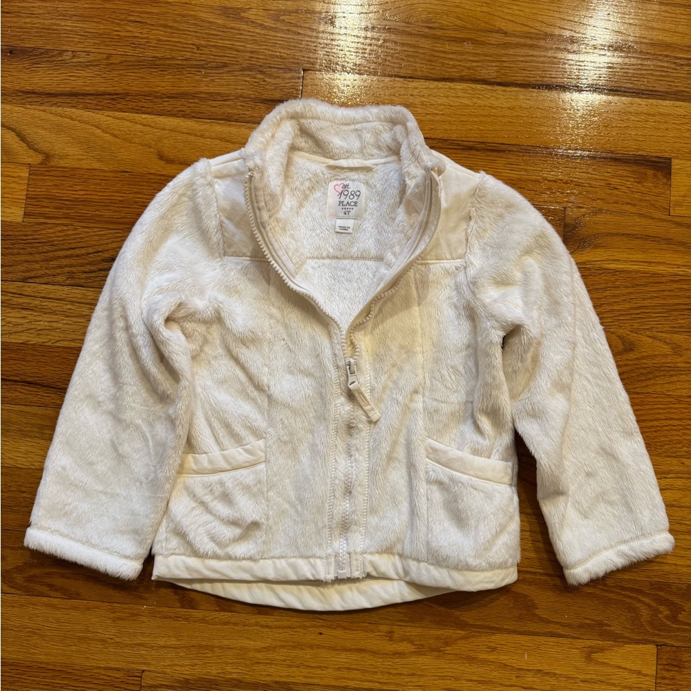 Est 1989 Place Cream Kids Puffer Jacket
